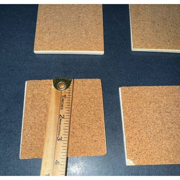 Set Of 4 Holland America Line Ceramic Coasters With Ship Design - Picture 8 of 8